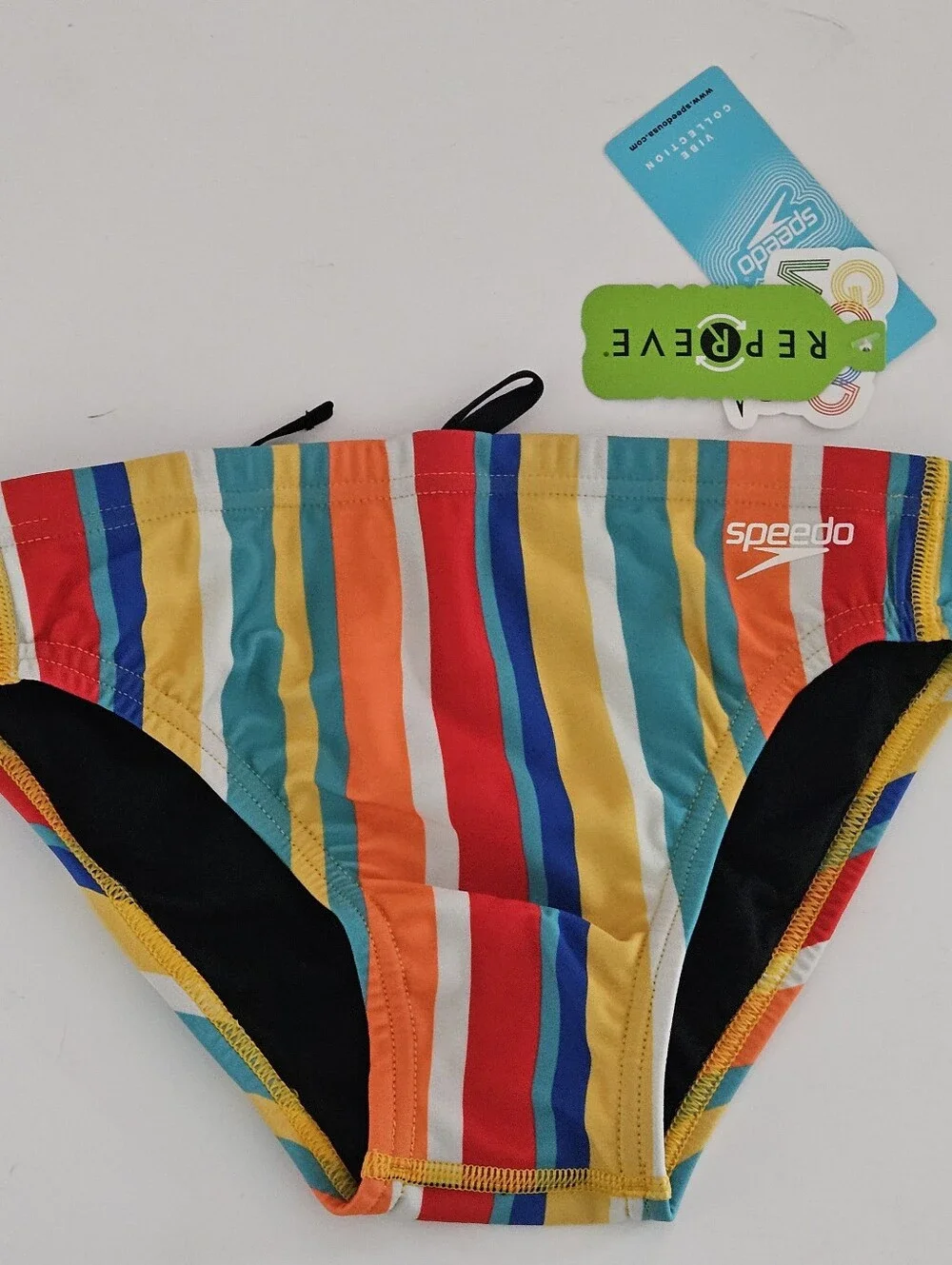 Speedo Endurance Eco Size 28 Boys Mens Swim Trunks with Elastic Drawstring Waist